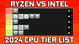 Mid 2024 New CPU Tier List - Best Gaming Processors