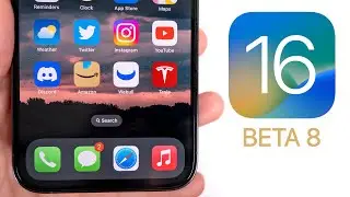 iOS 16 Beta 8 Released - What's New?