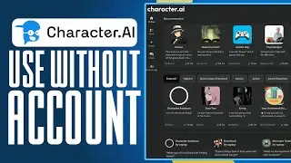 How To Use Character AI Without Account (2024) Simple Tutorial