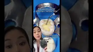 Switching a silver filling to a white filling. 