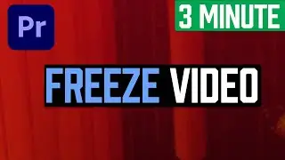 How To FREEZE FRAME VIDEO In Premiere Pro cc