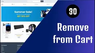 Next13 Fullstack E-Commerce 🛒 - 30 Remove Item from Cart | React.js & Typescript 🔥