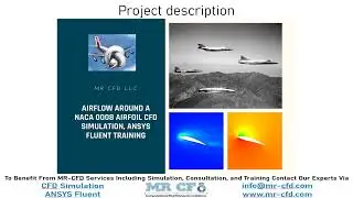 Airflow Around a NACA 0008 Airfoil CFD Simulation, ANSYS Fluent Training