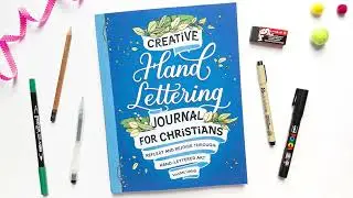 Book Preview - Creative Hand Lettering Journal for Christians