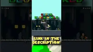 I made a Mario game where you PLAY AS A BLOCK 