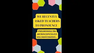 Our community pronouncing one of the longest English word!