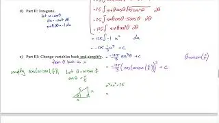 Trig Substitutions - Example 2