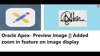 Oracle Apex- Display image in a large scale