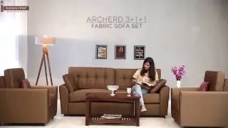 Sofa Set: Buy Archerd Sofa Set 3+1+1 Online at Lowest Price @ Wooden Street