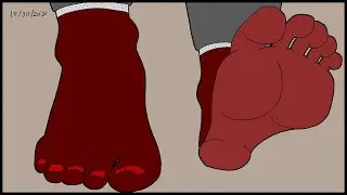 MOUNTAIN DWARF ARMY FIRE FEET GROWTH POV SOLES UNAWARE FOOT STOMP