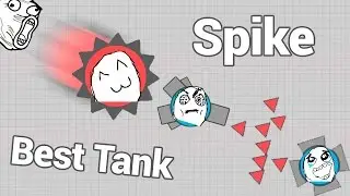 SPIKE NEW DIEP.IO UPTADE // New Spike Class // Diep.io Uptade Tank Tips And Trips