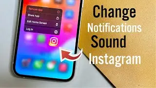 How to change instagram notification sound in iPhone | Change instagram notification sound in iPhone