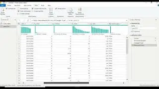 Data profiling in power query editor