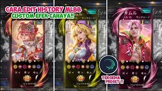TUTORIAL CARA EDIT HISTORY MLBB CUSTOM JEPANG TERBARU✨ || diaplikasi alight montion🔥