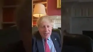 كلمة رئيس وزراء بريطانيا بعد الاصابة بفيروس كورونا مترجمة  Boris Johnson Tests Positive