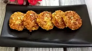 Crispy Veg Tikki Recipe| Cabbage Tikki| Vegetable kabab| Crispy Snacks recipe| Home Cookbook