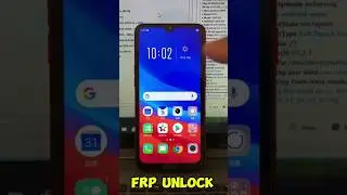 oppo A5s CPH1909  frp Unlock #youtubeshorts