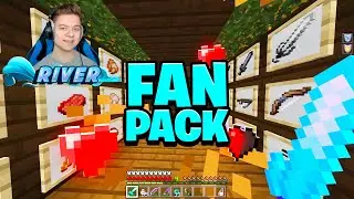 A Fan Made Me This MCPE PvP Texture Pack! | FPS BOOST (Minecraft Bedrock)