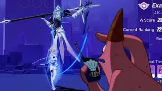 She's standing there, MANACINGLY!