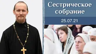 «Дух дышит, где хочет».  Сестрическое собрание с о. Родионом Альховиком 25.07.2021