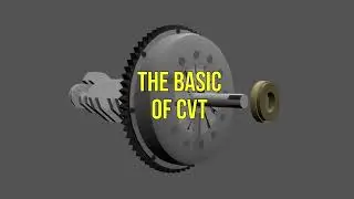 CVT (Continuous Variable Transmission) On Motorcycle Working Animation