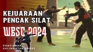 Kejuaraan pencak silat WBSC Pontianak Kalbar 2024.