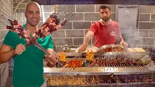 INSANE Street Food in Diyarbakır 🇹🇷 | EXTREME TURKISH KEBABS + Massive street food in Turkey