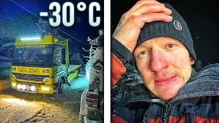 Wir sitzen fest! ABSCHLEPPDIENST muss ausrücken bei -30°C in Lappland🇫🇮