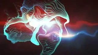 Mystifying Bands Light Writer Blue Red Yellow 4K Motion Background Wallpaper Screen Saver