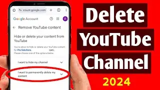 How to delete youtube channel permanently 2024 | Youtube channel delete kaise kare