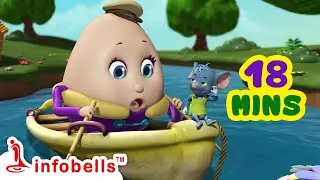 Row row row your boat | Baby Rhymes & Baby Songs | Infobells #nurseryrhymes #babysongs #babyrhymes