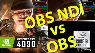 OBS NDI vs OBS : Metro Exodus | RTX 4090 [4K Ultra]