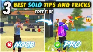 TOP 3 SOLO PRO TIPS AND TRICKS 🔥 - FireEyes Gaming - Garena Free Fire