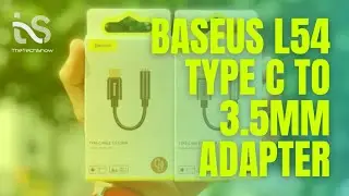 Baseus L54 3.5mm To Type-C Adapter With High Res Audio Support UNBOXING and REVIEW