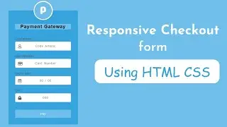 Checkout form Using HTML CSS and jQuery Mask Plugin - Credit Card Checkout Form