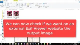 How to remove image metadata from photo with Exif Remover