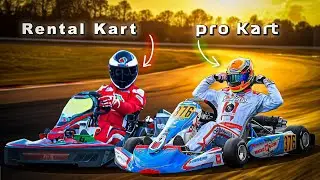 Driving A PROFESSIONAL KART vs RENTAL KART