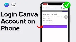 How To Login Canva Account on Phone 2024 | Canva.com Sign In Help (FULL GUIDE)