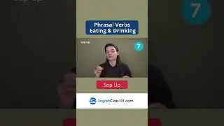 Sop up - Learn English Most Common Phrasal Verbs #shorts #english #englishclass101