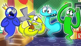 RAINBOW FRIENDS, But Theyre GHOSTS! Rainbow Friends 2 Animation