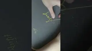 Я так вдохновилась скорописью в повседневной жизни, что на новый год сшила целую серию блокнотов.