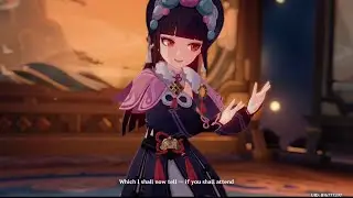 YUNJIN OPERA PERFORMANCE ANIMATION CUTSCENE Genshin Impact