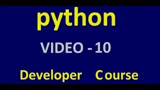 Python - Comments - Tutorial 1 - Video 10