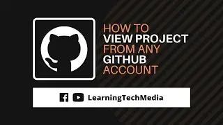 How to view project from any GitHub account?