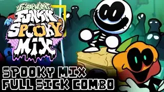 [Friday Night Funkin'] SPOOKY MIX (Skid & Pump Mod / All Songs) Full Sick Combo (100% FC)
