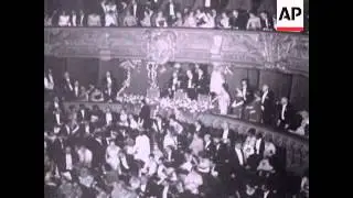 KING OLAV AT PARIS OPERA  - NO SOUND