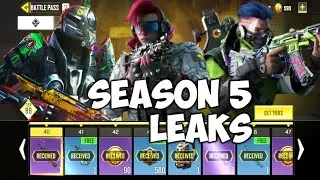 Season 5 Leaked Skins | Battle Pass | Get Wrecked Trailer! Templar & More! | COD Mobile | CODM