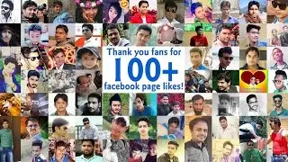 Thank you fans for 100+ fb page likes!! | photoshop tutorial | manipulation (NKGraphicx)