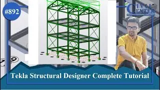 Tekla Structural Designer Tutorial || Complete Building Design