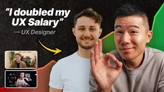 My student DOUBLED his UX salary (I'm so happy) | FULL Interview